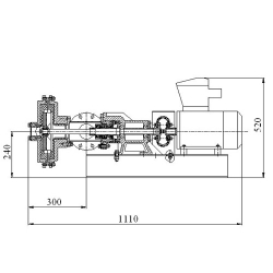 Насос безнапорный с сальниковым уплотнением ПРМ 12,5/12,5