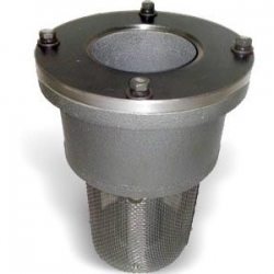 Клапан приемный с тарельчатым затвором, сетчатым фильтром