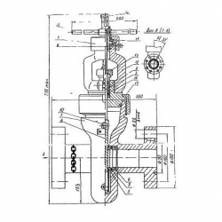 Задвижка шиберная ЗШ-65х21-II